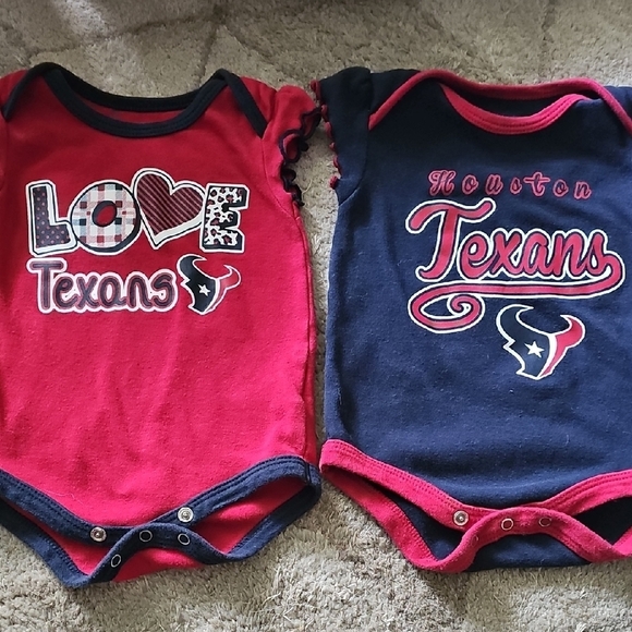Houston Texans Baby Onesies Set - Picture 1 of 1